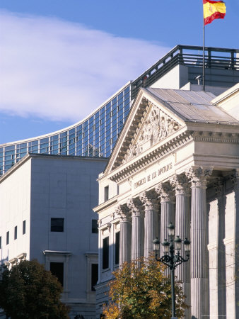 Palacio Del Congreso (Chamber Of Deputies), Madrid, Spain by Brigitte Bott Pricing Limited Edition Print image