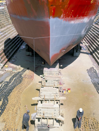 Dry Dock, The Historic Dockyard, Since The 17Th Century, Chatham, Kent, England by Brigitte Bott Pricing Limited Edition Print image