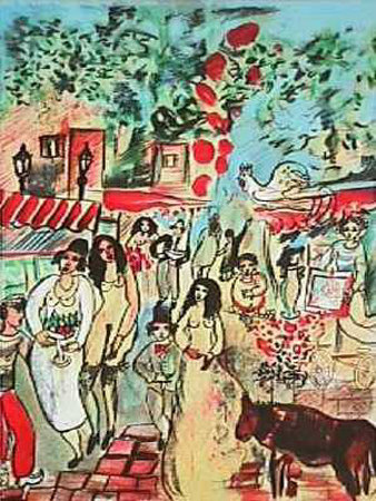 La Mariee Le Coq Et L'ane by Raya Sorkine Pricing Limited Edition Print image