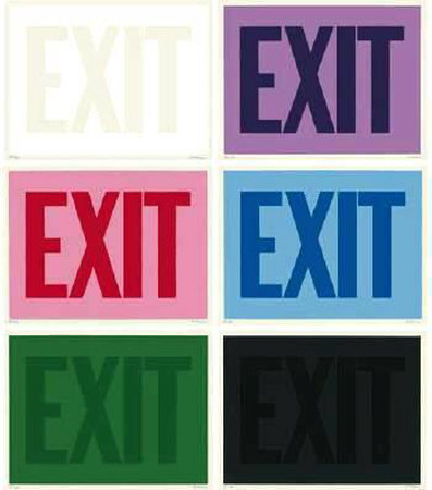 Exit - 6 Estampes by Olivier Mosset Pricing Limited Edition Print image