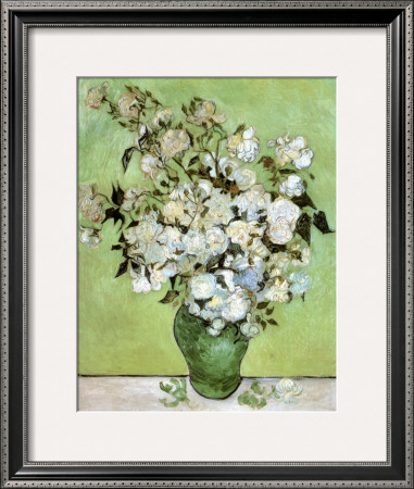 A Vase Of Roses, C.1890 by Vincent Van Gogh Pricing Limited Edition Print image