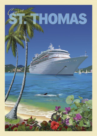 Cruise St. Thomas by Kem Mcnair Pricing Limited Edition Print image