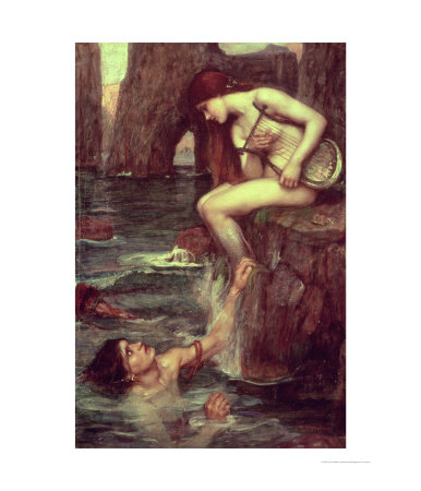 The Siren by John William Waterhouse Pricing Limited Edition Print image