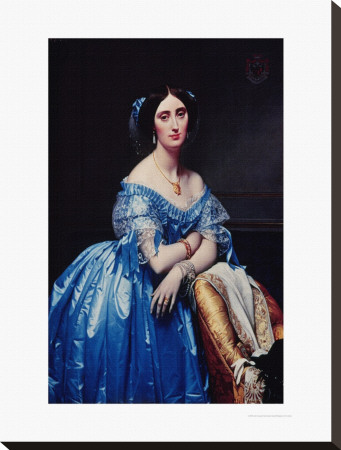 Portrait Of The Princesse De Broglie, 1853 by Jean-Auguste-Dominique Ingres Pricing Limited Edition Print image