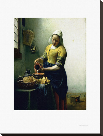 The Milkmaid, Circa 1658-60 by Jan Vermeer Pricing Limited Edition Print image