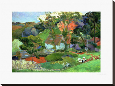 Landscape At Pont Aven, 1888 by Paul Gauguin Pricing Limited Edition Print image