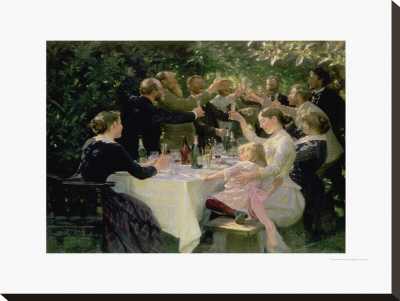 Hip Hip Hurrah! Artists' Party At Skagen, 1888 by Peder Severin Kroyer Pricing Limited Edition Print image