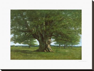 The Oak Of Flagey, Called Vercingetorix by Gustave Courbet Pricing Limited Edition Print image