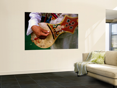 Playing Guitar At Norbulingka by Juliet Coombe Pricing Limited Edition Print image