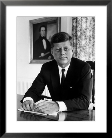 Presidential Candidate John F. Kennedy In His Office After Being Nominated At Democratic Convention by Alfred Eisenstaedt Pricing Limited Edition Print image