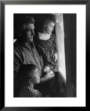 Grandpa With Grandchildren, Looking Out Kitchen Door, To A View He's Always Loved by Gordon Parks Pricing Limited Edition Print image