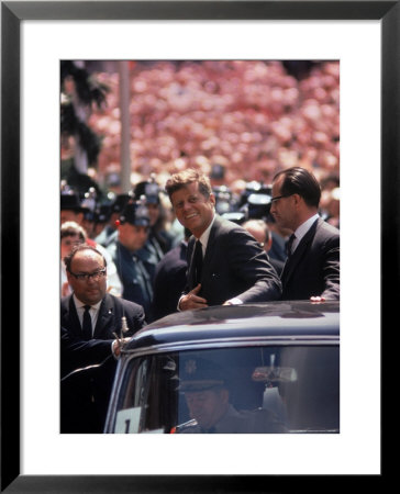 President Kennedy Arriving In Germany by John Dominis Pricing Limited Edition Print image
