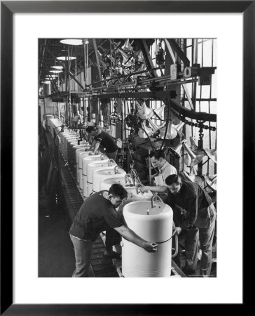 Washing Machines On Assembly Line At General Electric Plant by Alfred Eisenstaedt Pricing Limited Edition Print image