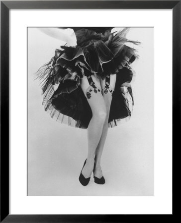 Fashion Shot Of Elaborate Garter Made By Andre Richard by Gordon Parks Pricing Limited Edition Print image