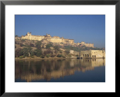 Amber Palace And Fort, Built In 1592, From Moata Sagar, Jaipur, Rajasthan State, India by Robert Harding Pricing Limited Edition Print image