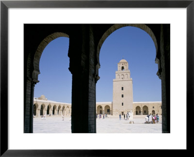 The Grand Mosque, Kairouan, Unesco World Heritage Site, Tunisia, North Africa, Africa by Charles Bowman Pricing Limited Edition Print image