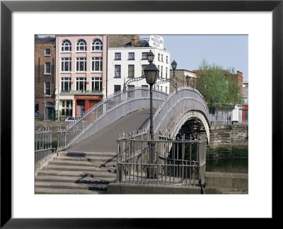 Halfpenny Bridge Over The River Liffey, Dublin, Eire (Republic Of Ireland) by Philip Craven Pricing Limited Edition Print image