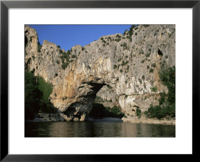 The Pont D'arc, Natural Arch Over The Ardeche River, Ardeche, Rhone-Alpes, France by Ruth Tomlinson Pricing Limited Edition Print image