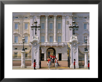 Carriage Leaving Buckingham Palace, London, England, Uk by Adina Tovy Pricing Limited Edition Print image