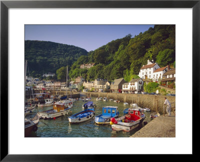 Lynmouth, Devon, England by John Miller Pricing Limited Edition Print image