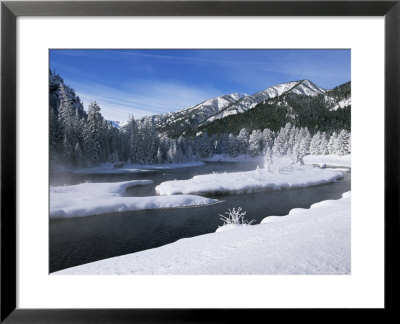 River In Winter, Refuge Point, West Yellowstone, Montana, Usa by Alison Wright Pricing Limited Edition Print image