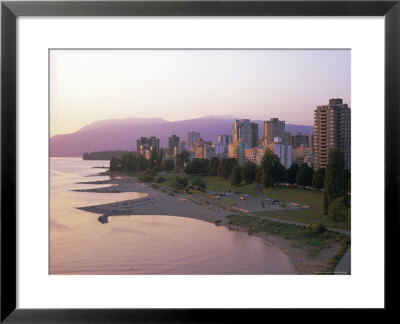 Evening Light On Sunset Beach Park In English Bay, British Columbia, Canada by Pearl Bucknell Pricing Limited Edition Print image