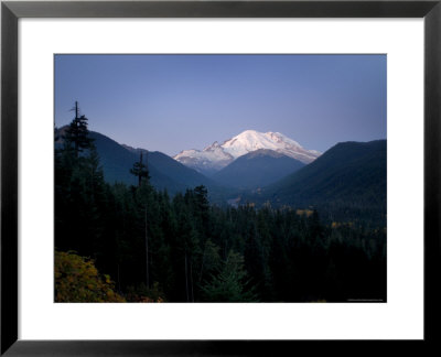 Mt. Rainier At Dawn, Washington State, Usa by Aaron Mccoy Pricing Limited Edition Print image