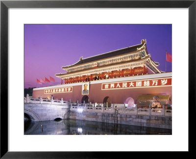 Tiananmen Square, Tiananmen Gate, Nightview, Beijing, China by Steve Vidler Pricing Limited Edition Print image