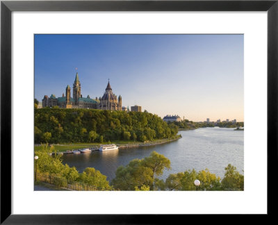 Parliament Hill And Ottawa River, Ottawa, Ontario, Canada by Michele Falzone Pricing Limited Edition Print image