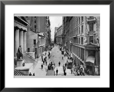 Wall Street, 1911 by Moses King Pricing Limited Edition Print image