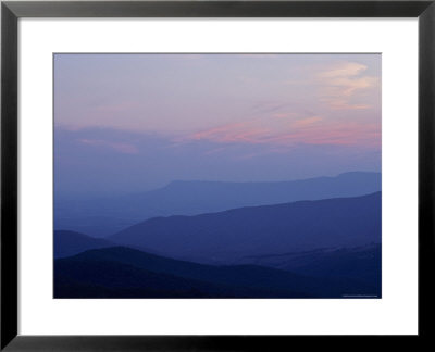 Blue Ridge Mountains At Dusk, Virginia by Kenneth Garrett Pricing Limited Edition Print image