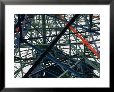 Close-Up Of Ferris Wheel Mechanism, Brooklyn, New York by Todd Gipstein Pricing Limited Edition Print image