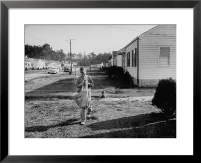 Paper Boy Delivering Newspapers In His Neighborhood by Ed Clark Pricing Limited Edition Print image