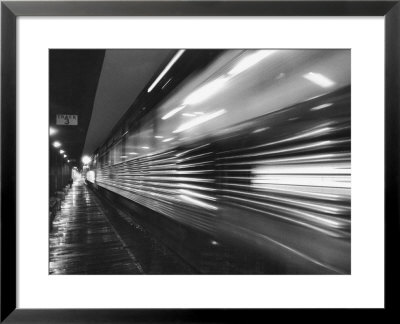 Passenger Train In Motion by Alfred Eisenstaedt Pricing Limited Edition Print image