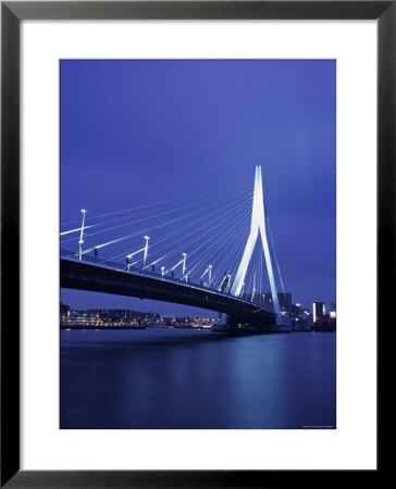 Erasmus Bridge, Rotterdam, Holland by Jon Arnold Pricing Limited Edition Print image