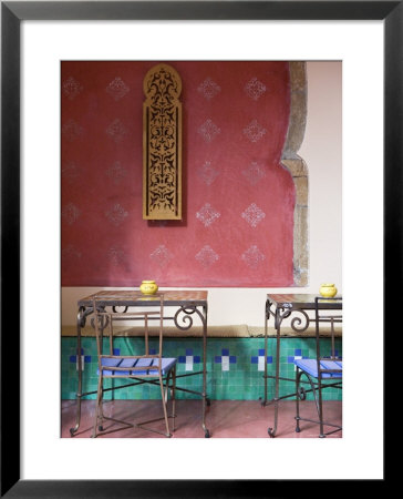 Cafe Maure, Squala Bastion, Old Medina, Casablanca, Morocco, North Africa by Walter Bibikow Pricing Limited Edition Print image