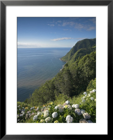 Coastline At Miradouro De Sossego Viewpoint, Sao Miguel Island, Azores, Portugal by Alan Copson Pricing Limited Edition Print image
