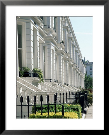 Town Houses, Essex Villas, Kensington, London, England, United Kingdom by Brigitte Bott Pricing Limited Edition Print image