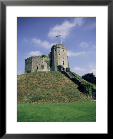 Norman Keep, Cardiff Castle, Cardiff, Glamorgan, Wales, United Kingdom by David Hunter Pricing Limited Edition Print image