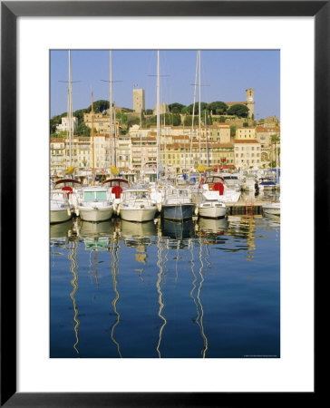 The Port, Cannes, Cote D'azur, Provence, France by J P De Manne Pricing Limited Edition Print image