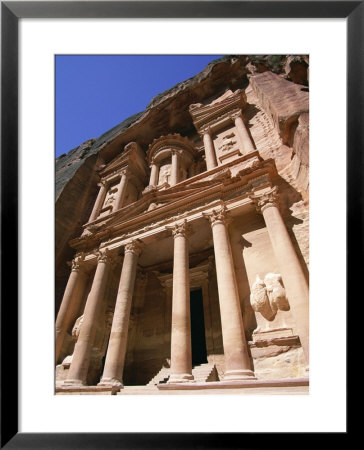 Al Khazneh, The Treasury, Dating From Nabatean Times, Unesco World Heritage Site, Jordan by Neale Clarke Pricing Limited Edition Print image