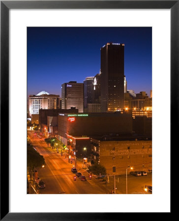 Oklahoma City Skyline From Bricktown District by Richard Cummins Pricing Limited Edition Print image