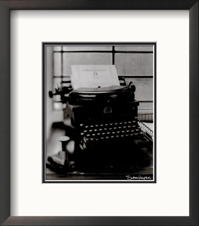 Typewriter by Sondra Wampler Pricing Limited Edition Print image