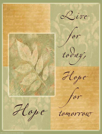 Words To Live By: Hope by Marilu Windvand Pricing Limited Edition Print image