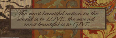 Words To Live By: Love, Give by Smith-Haynes Pricing Limited Edition Print image