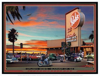 Cruisin' Bobs by Larry Grossman Pricing Limited Edition Print image
