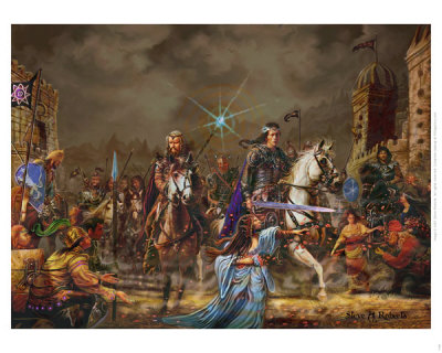 Arthur Returns As The King by Steve Roberts Pricing Limited Edition Print image
