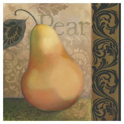 Yellow Pear by Louise Montillio Pricing Limited Edition Print image