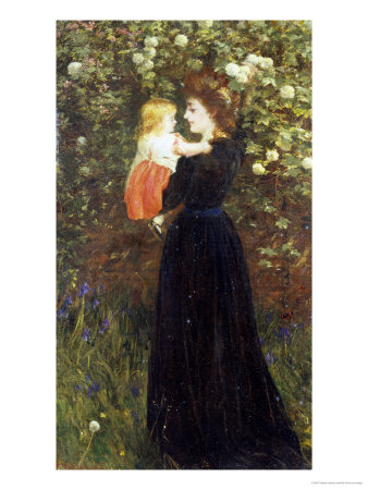 Mother And Daughter by Charles James Lewis Pricing Limited Edition Print image