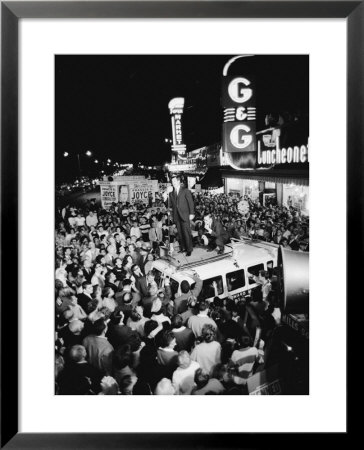 Edward Kennedy During Campaign For Election In Senate Primary by Carl Mydans Pricing Limited Edition Print image